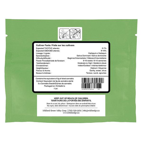 Happy Valley Genetics - Harlequin CBD Feminized Seeds image 4