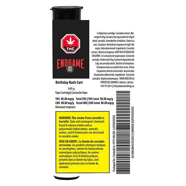 Endgame - Birthday Bash 510 Thread Cartridge image 3