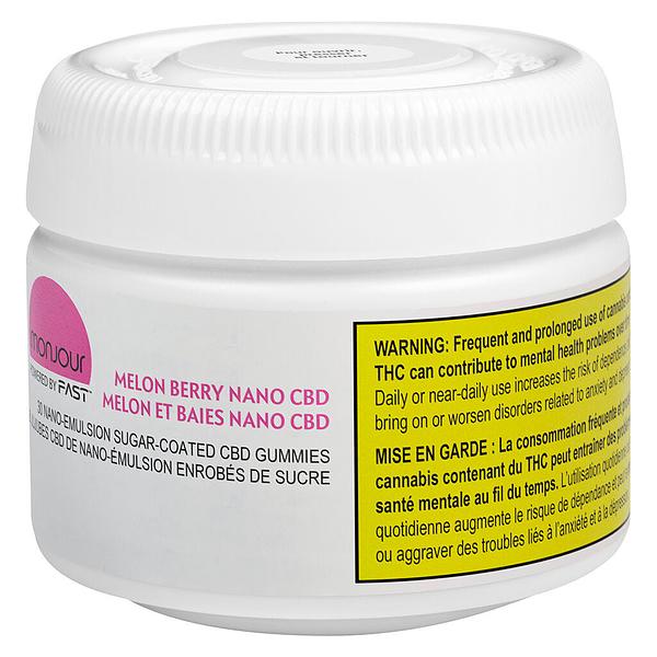 Monjour - Melon Berry Nano CBD Gummies image 2