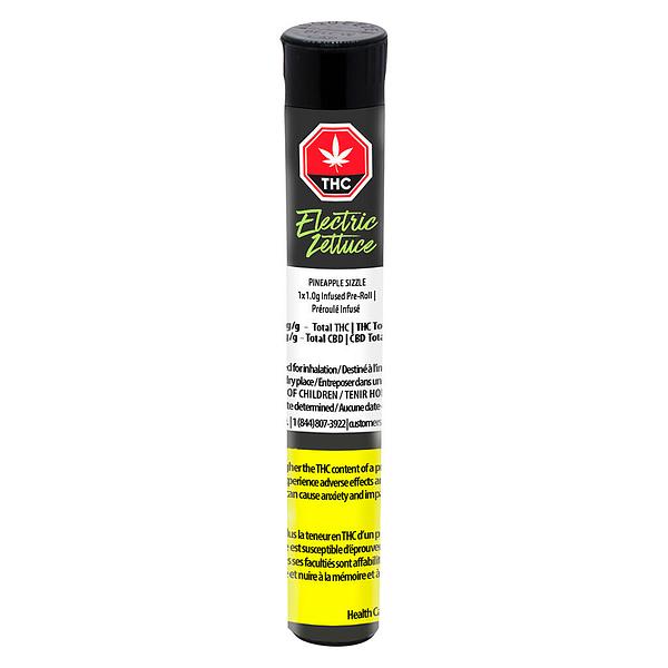 Electric Lettuce - Pineapple Sizzle Infused Pre Roll image 2