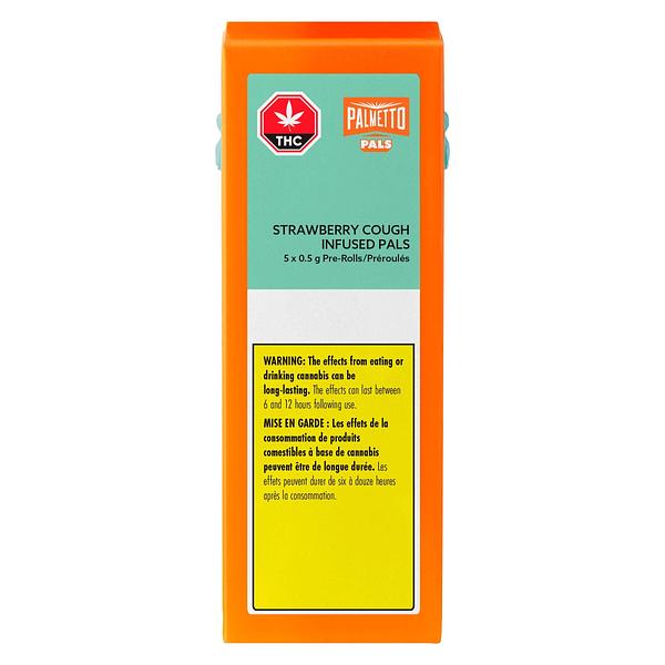 Palmetto - Strawberry Cough Infused Pals Pre Roll image 2