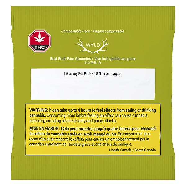 Wyld - Real Fruit Pear Soft Chews 1:1 Thc:Cbg