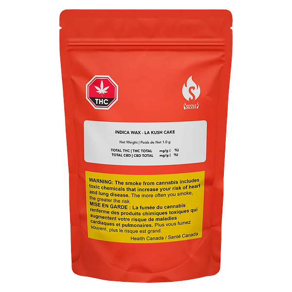 Sizzle - Indica Wax - L.A. Kush Cake