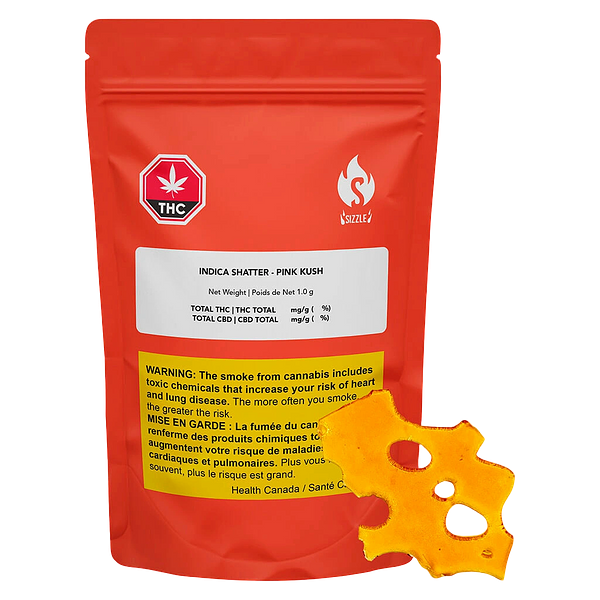 Sizzle - Indica Shatter - Pink Kush