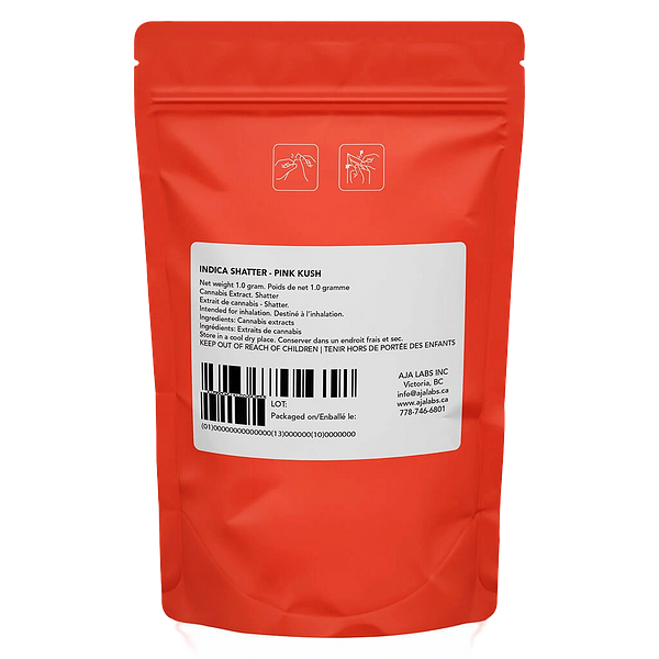 Sizzle - Indica Shatter - Pink Kush