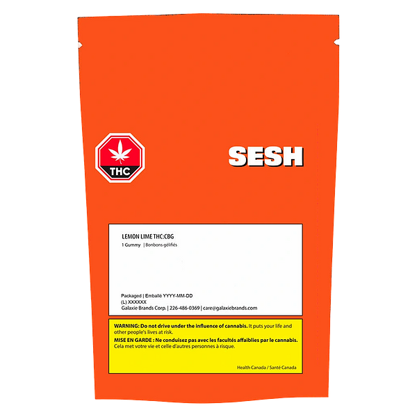 Sesh Edibles - Lemon-Lime Thc:Cbg