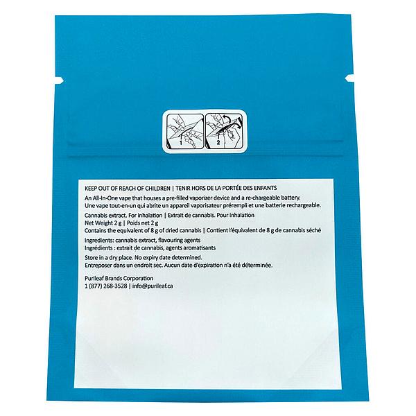 TYTAN Mega Effects - 3:2 THC:CBD Eaze AIO - Lychee Breeze image 3