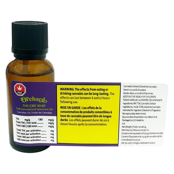 Orchard - THC:CBD 30:60 Full Cannabinoid Spectrum Oil image 4