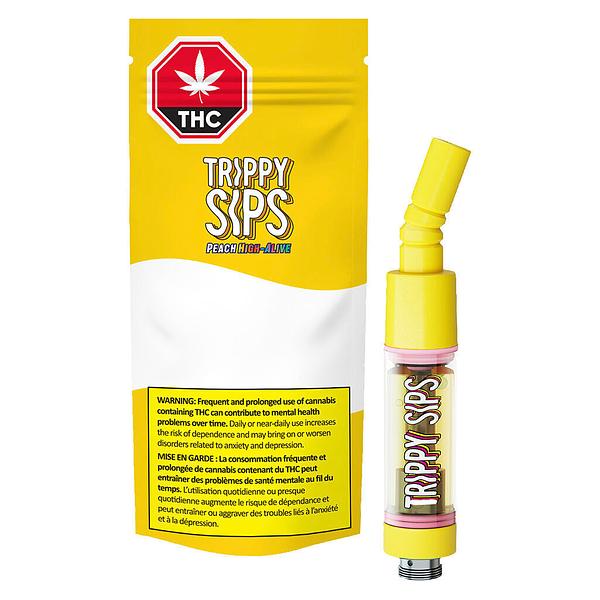 Trippy Sips - Peach High-Alive 510 Thread Cartridge image 4