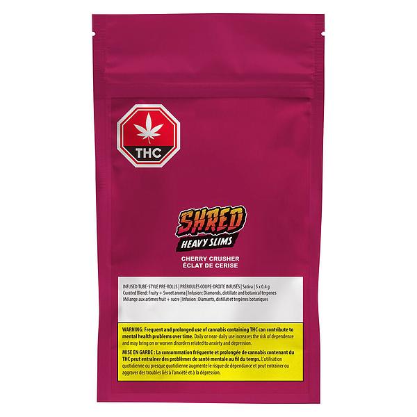 SHRED - Cherry Crusher Heavy Slims Infused Pre Roll image 2