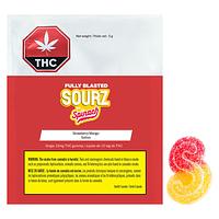 SOURZ by Spinach - Fully Blasted Strawberry Mango Soft Chews