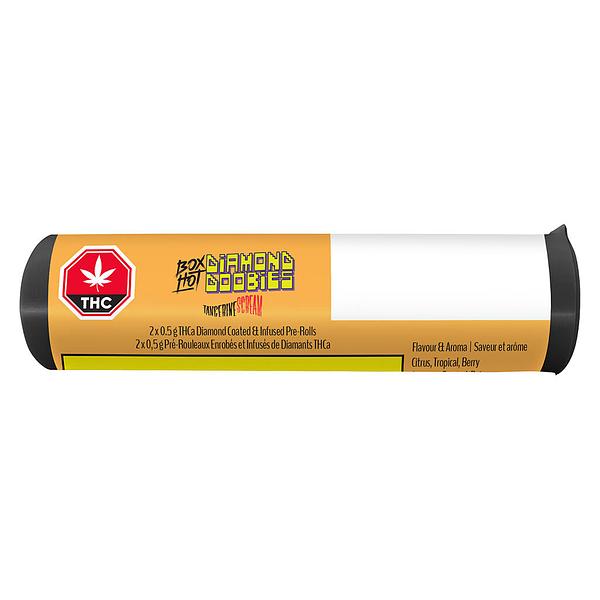 BOXHOT - Diamond Doobies - Tangerine Scream Infused Pre-Rolls image 2
