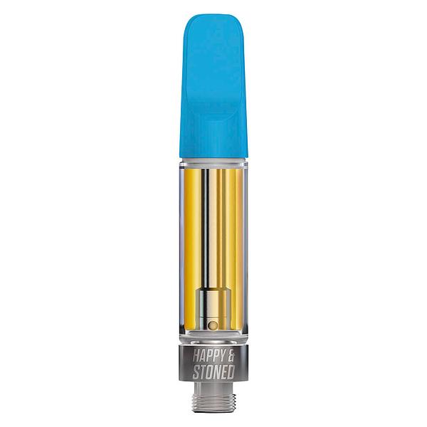 Happy & Stoned - Big Blue Razz Disty+Diamond 510 Thread Cartridge image 1