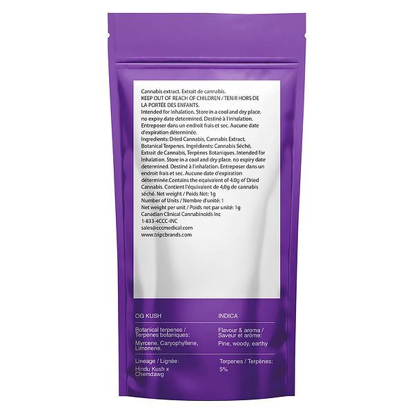 AMBR - Indica Og Kush Kief Infused Glass Tip Blunt image 3