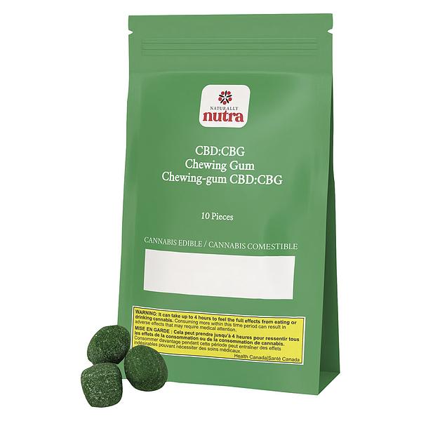 Naturally Nutra - Naturally Calm Cbd:Cbg Lemon Balm And Mint Chewing Gum image 4
