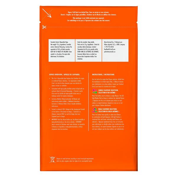 Palmetto - Strawberry & Kiwi 3-in-1 Disposable Vape image 3