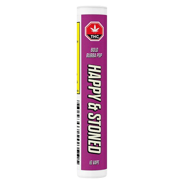 Happy & Stoned - Bold Bubba Pop Disty+Diamond 510 Thread Cartridge image 2