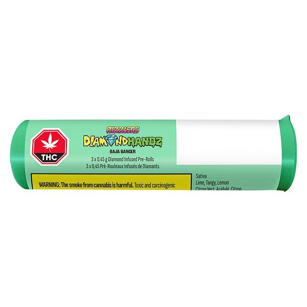 RIZZLERS - Diamond Handz - Baja Banger Diamond Infused Pre Roll image 2