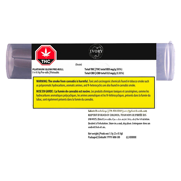 Ivory - Platinum Glow Pre-Roll