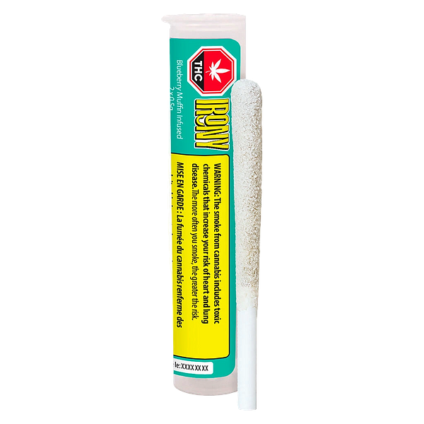 IRONY - Blueberry Muffin Infused Pre-Roll