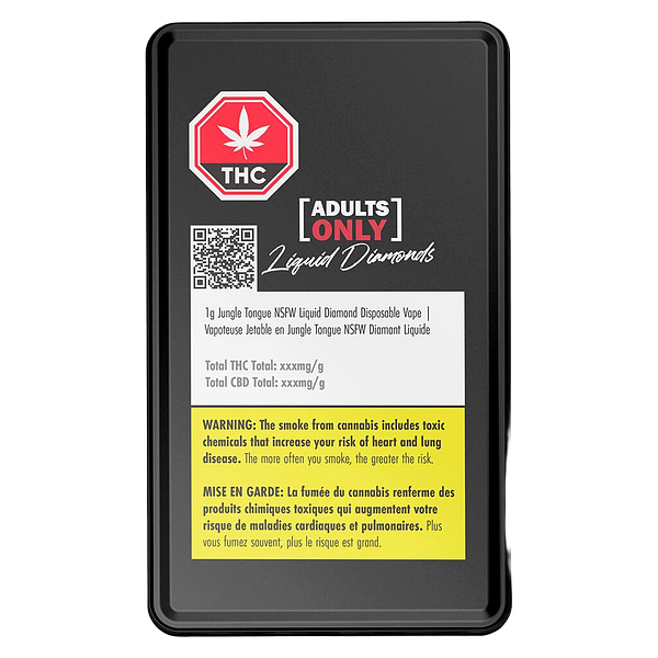 Adults Only - Jungle Tongue Nsfw Liquid Diamond Disposable Vape