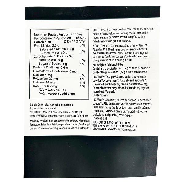 The Hazy Camper - Cherry Bomb THC Organic Milk Chocolate image 3