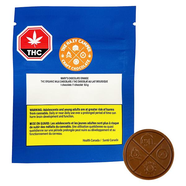 The Hazy Camper - Mary's Chocolate Orange Thc Organic Milk Chocolate image 4