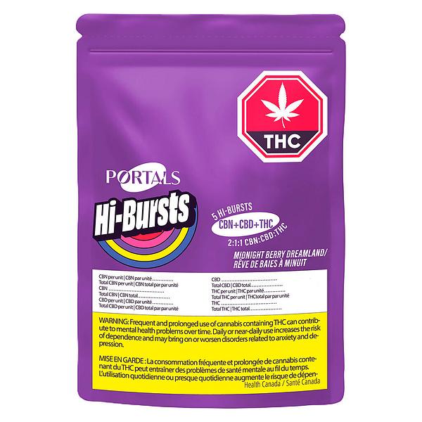 Portals Hi-Bursts - Midnight Berry Dreamland 2:1:1 CBN:CBD:THC image 2