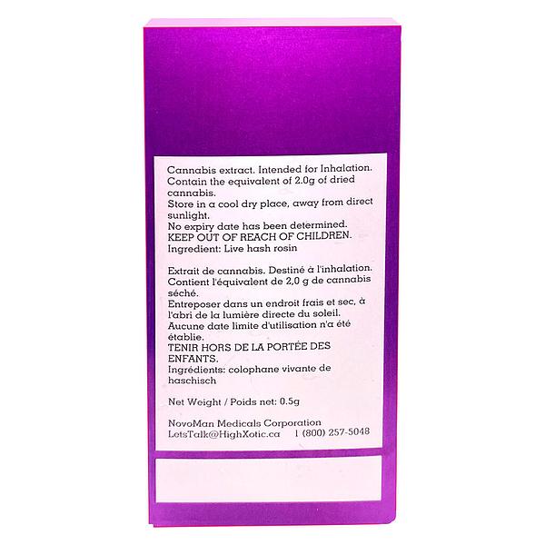 HighXotic - Mr. C. Live Hash Rosin All-in-One Disposable Pen image 3