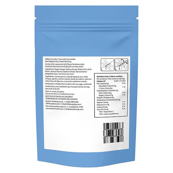 1964 - Cbg:Thc Blue Raspberry Gummies image 3