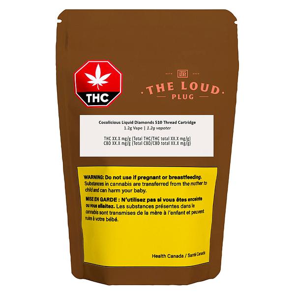The Loud Plug - Cocolicious Liquid Diamonds 510 Thread Cartridge image 2