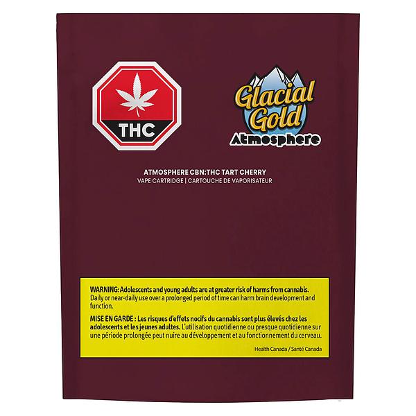 Glacial Gold - Atmosphere Cbn:Thc Tart Cherry 510 Thread Cartridge image 2