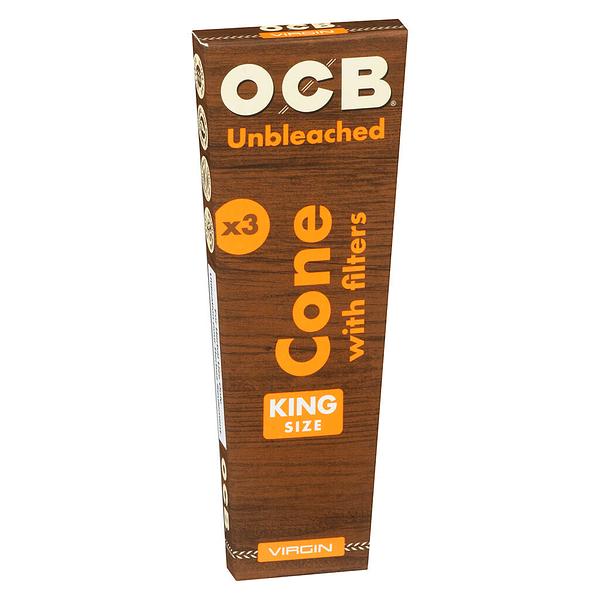 OCB - Virgin Unbleached Cones Ks