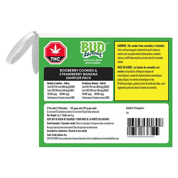 Bud Lafleur - Booberry Cookies & Strawberry Banana Sampler Pack Pre-Roll image 3
