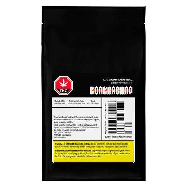Contraband - La Confidential Live Resin Disposable Vape image 2