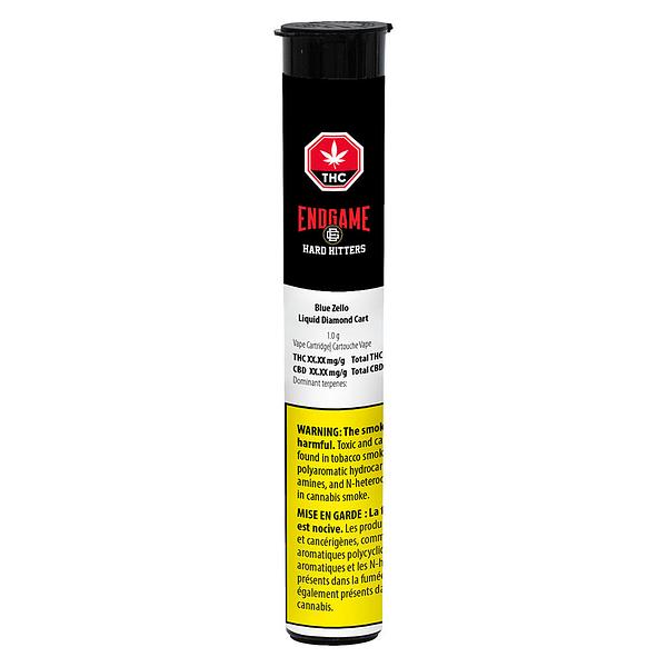 Endgame - Hard Hitters Blue Zello Liquid Diamond 510 Thread Cartridge image 2
