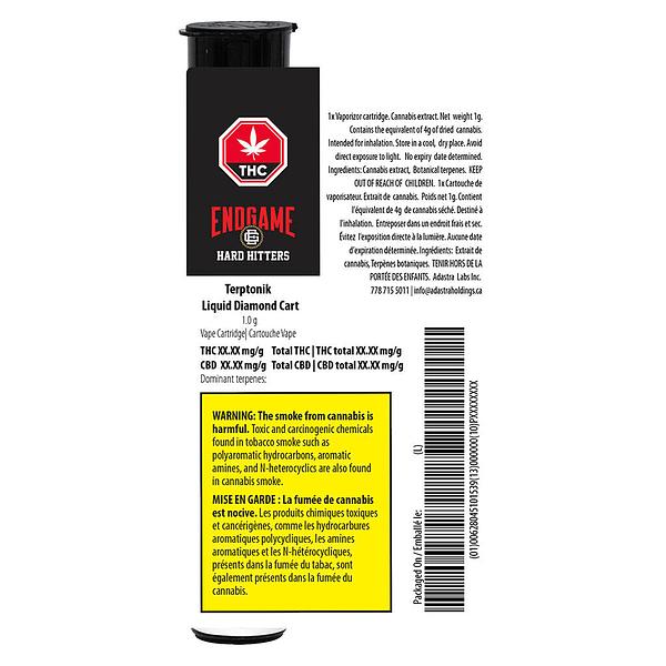 Endgame - Hard Hitters Terptonik Liquid Diamond 510 Thread Cartridge image 3