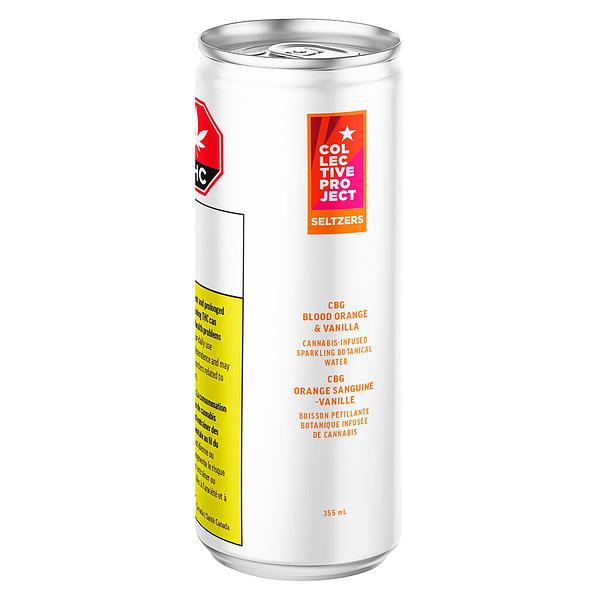 Collective Project - CBG Blood Orange & Vanilla Sparkling Botanical Water image 1