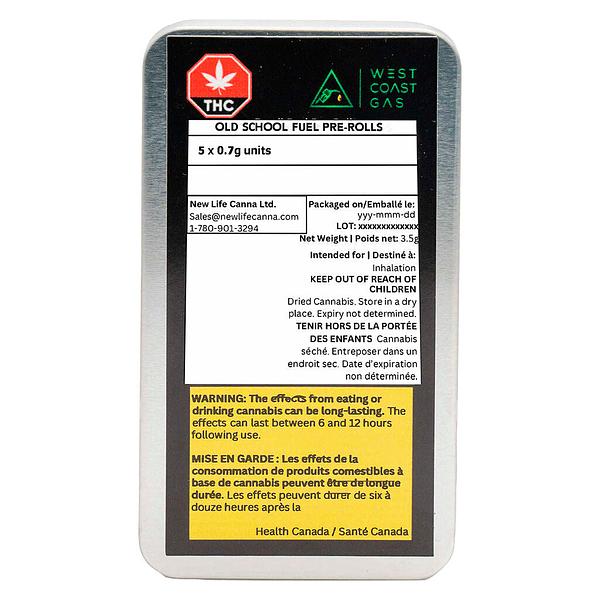 West Coast Gas - Old School Fuel Pre Roll image 2