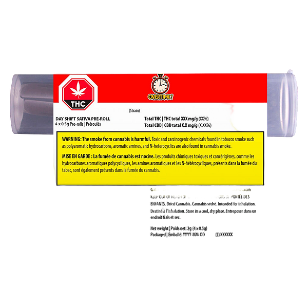 Overtime - Day Shift Sativa Pre Roll