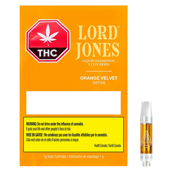 Lord Jones - Orange Velvet Liquid Diamonds X Live 510 Thread Cartridge