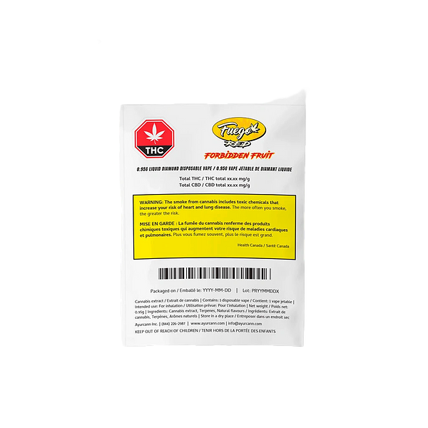 Fuego Red - Forbidden Fruit Liquid Diamond Disposable Vape