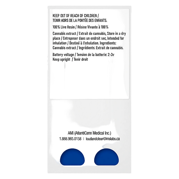 IRIS Labs - Cherry Bang Bang Live Resin 510 Thread Cartridge