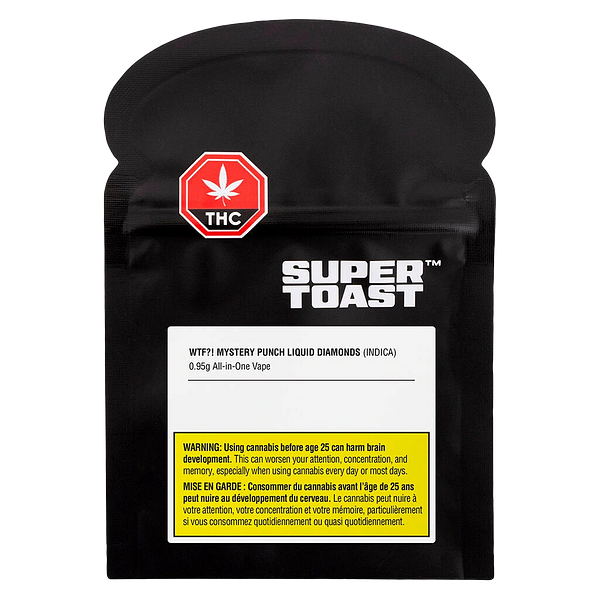 Super Toast - WTF?! Mystery Punch Liquid Diamonds All-In-One Vape