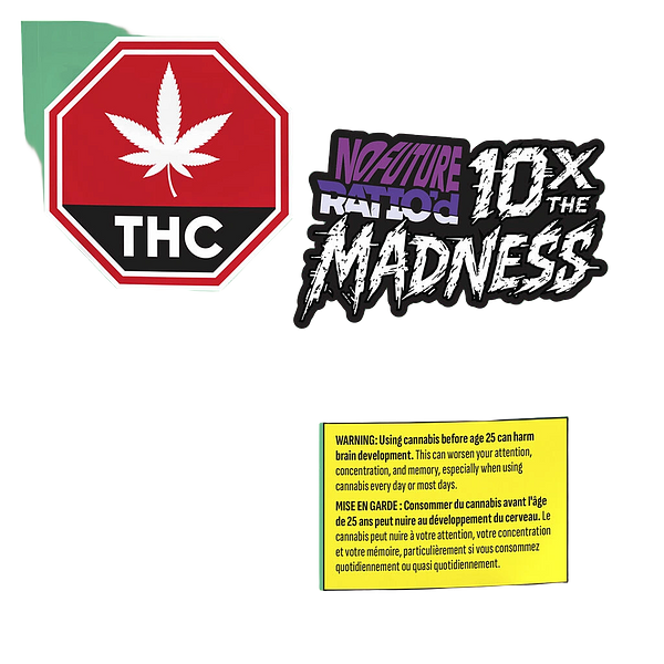 No Future - 10x the Madness: Ratio'd Moon Berry 1:2:1 THC/CBD/CBN