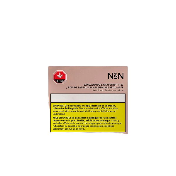 Noon & Night - Sandalwood & Grapefruit Fizz Bath Bomb