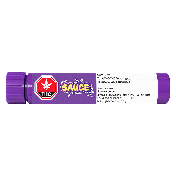 Sauce Rosin Labs - Sauce Slim-Bitz Live Rosin Infused Pre-Roll