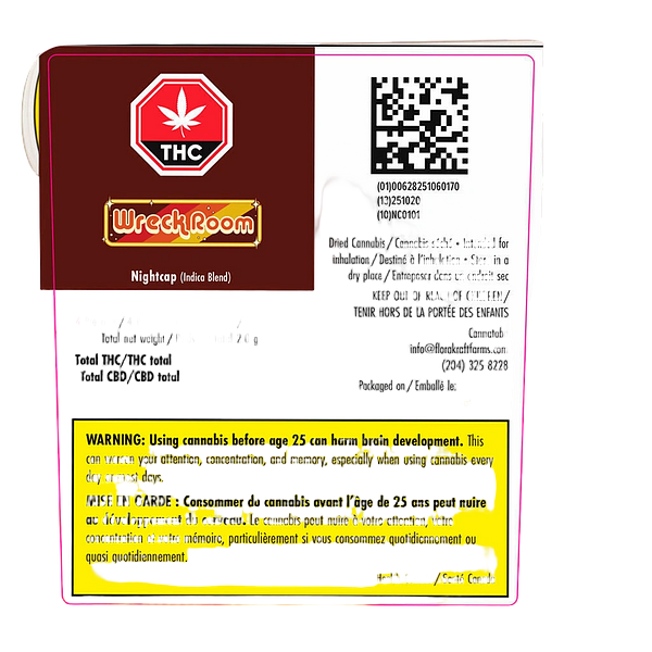 Wreckroom - Nightcap (Indica Blend) Pre-Roll