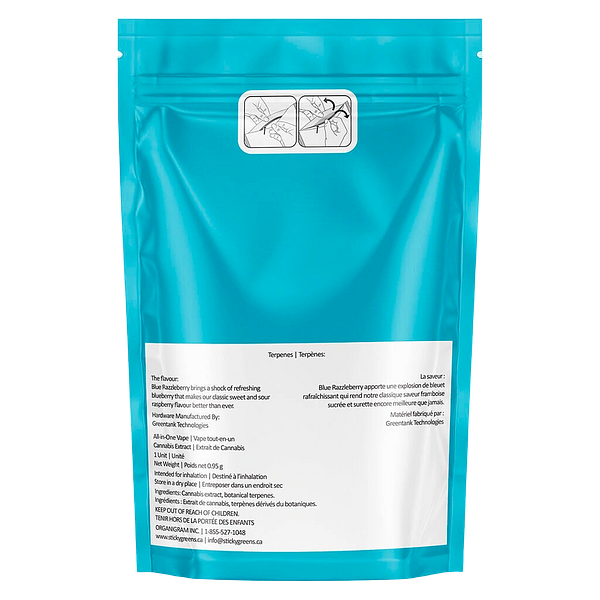 Sticky Greens - Blue Razzleberry Dripbar All-In-One