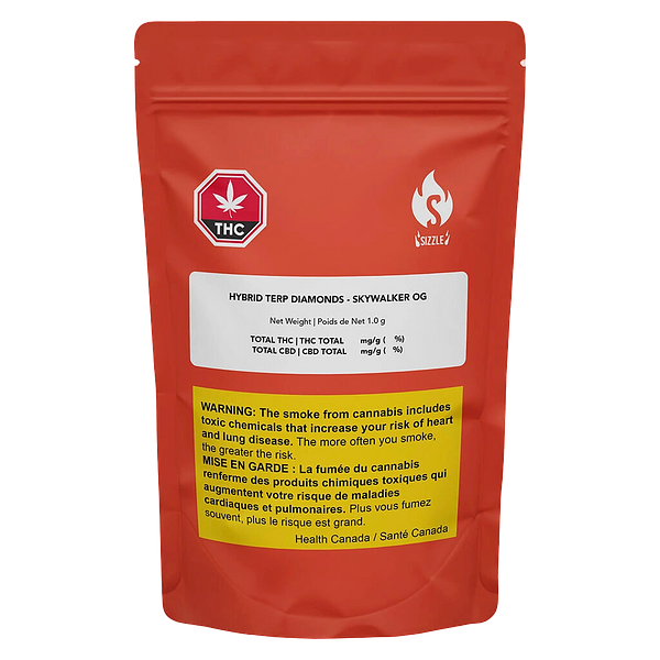 Sizzle - Hybrid Terp Diamonds - Skywalker Og
